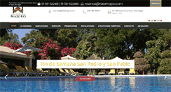 Desktop Screenshot of hotelmajoro.com